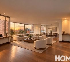 1.Sala abierta con escritorio y atardecer urbano copia