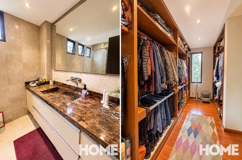 15Modern Bathroom and Walk-In Closet Duo