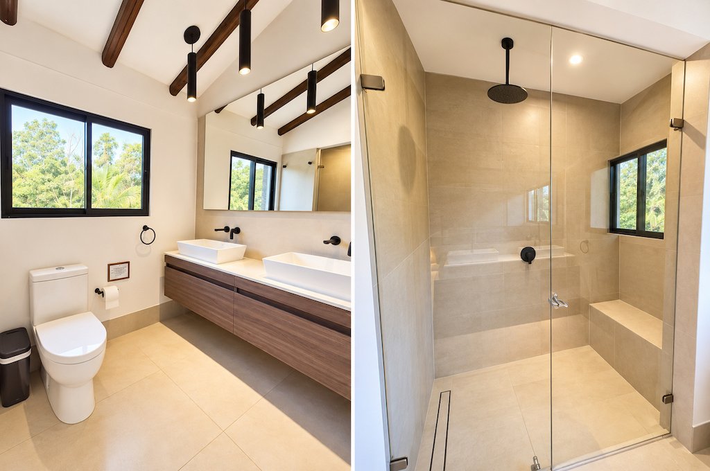 15Modern Spa Bathroom Diptych