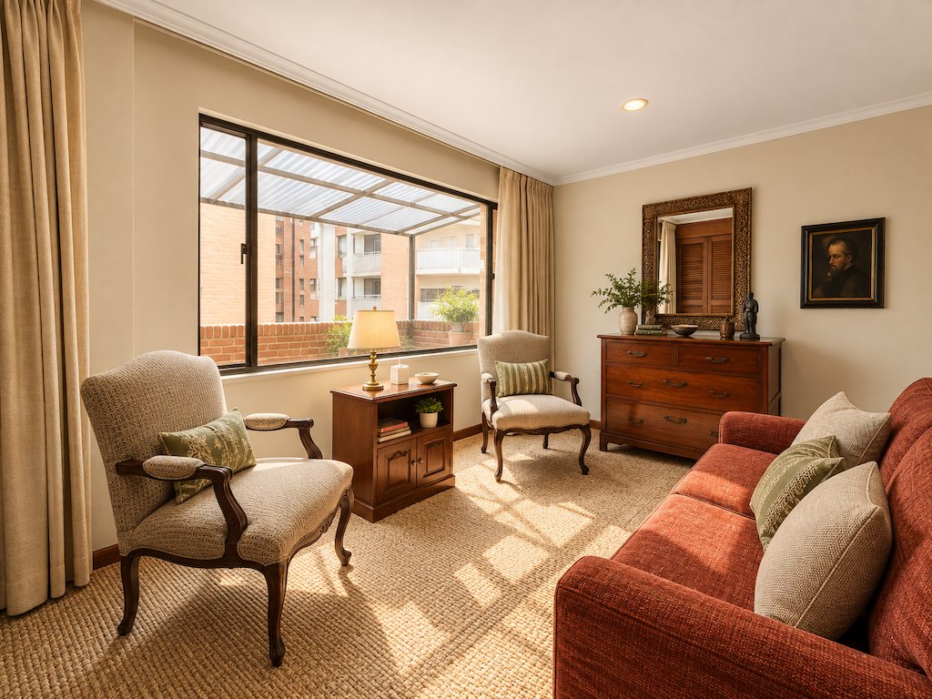 15Sunlit Traditional Reading Room