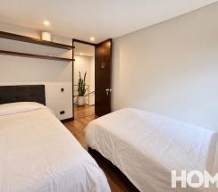 21Minimalist Twin Bedroom with Open Door