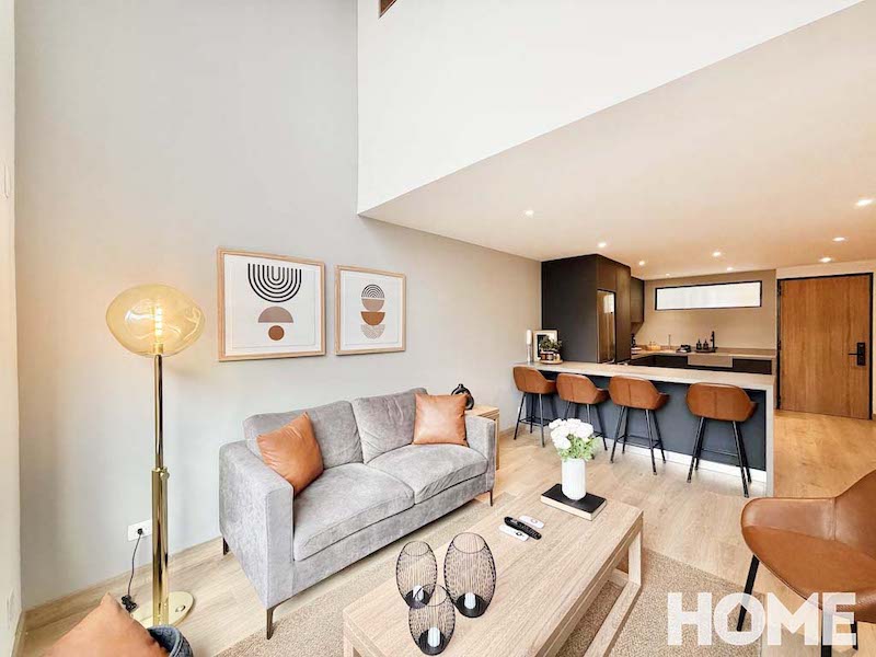 HERMOSO DÚPLEX AMOBLADO y DOTADO DE 2HABS – PERMITE AIRBNB – VENTA – Cr11 Cll86 – LA CABRERA