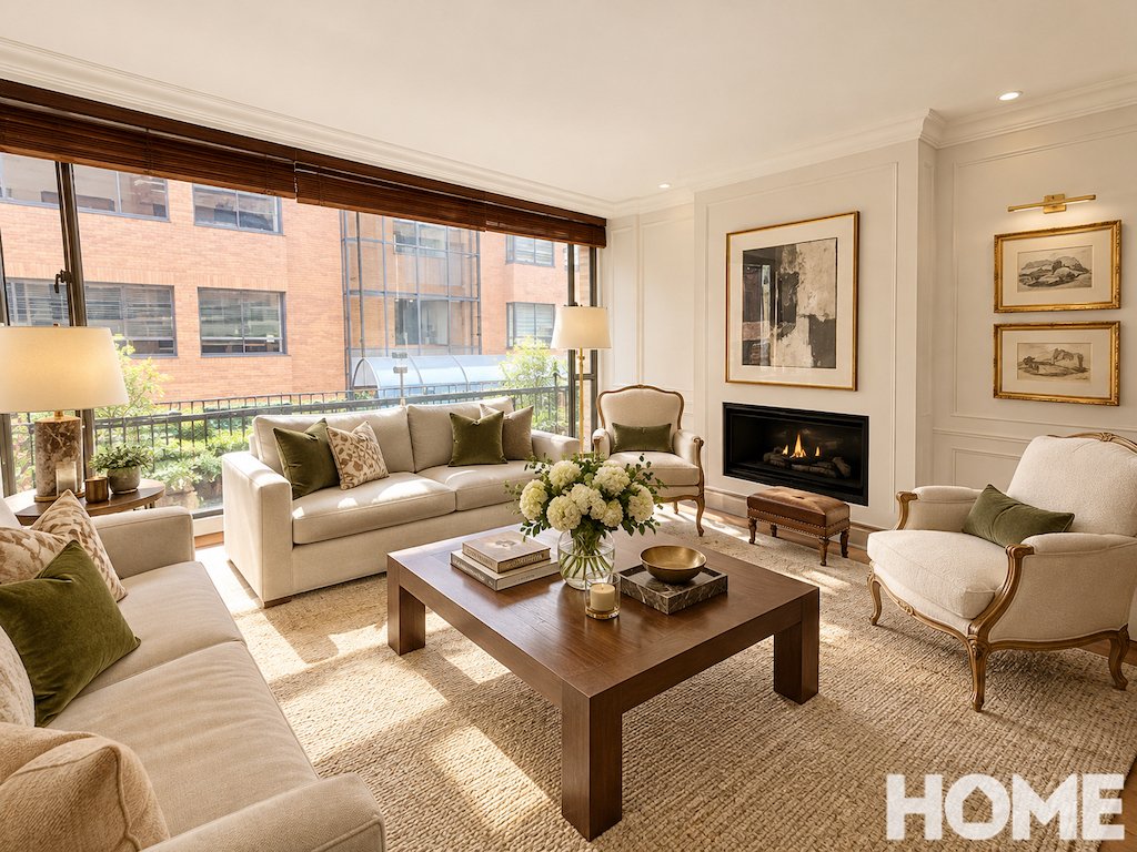 3Sunlit Parisian Living Room