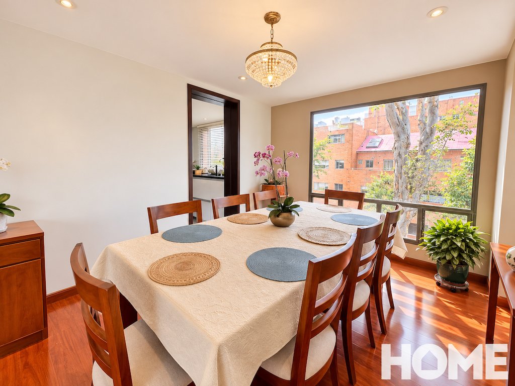 6Warm Contemporary Dining Room