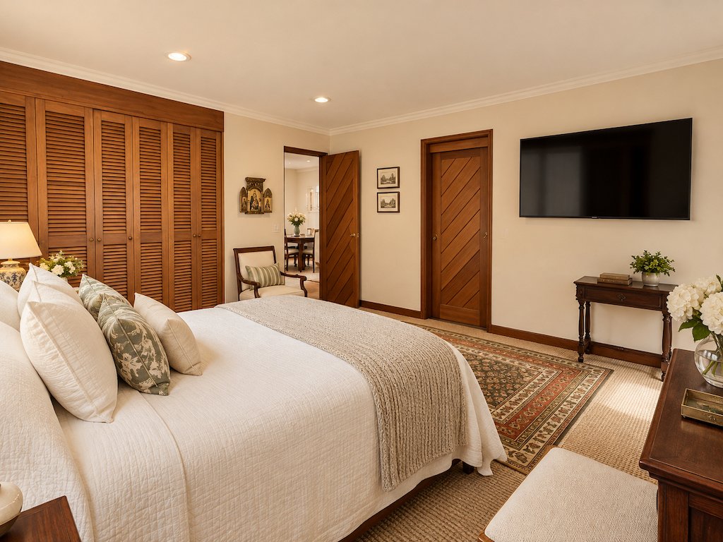 9Warm Traditional Bedroom Retreat