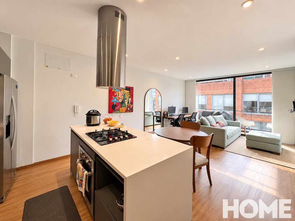 Bright Modern Open-Plan Apartment Interior