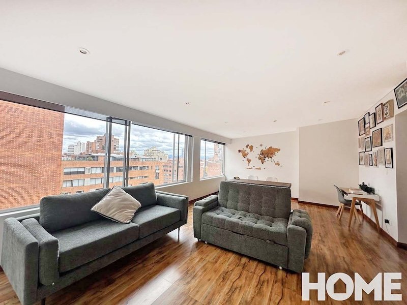 ILUMINADO Y AMPLIO APTO DE 2HABS EN EDIFICIO AUTOMATIZADO – VENTA – Cra2A Cll70 – ROSALES