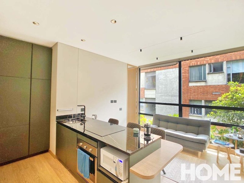 EXCLUSIVO APTO AMOBLADO CON DISEÑO CONTEMPORÁNEO DE 1HAB Y GRAN UBICACIÓN – RENTA – Cra 10 Cll 93 – CHICÓ RESERVADO