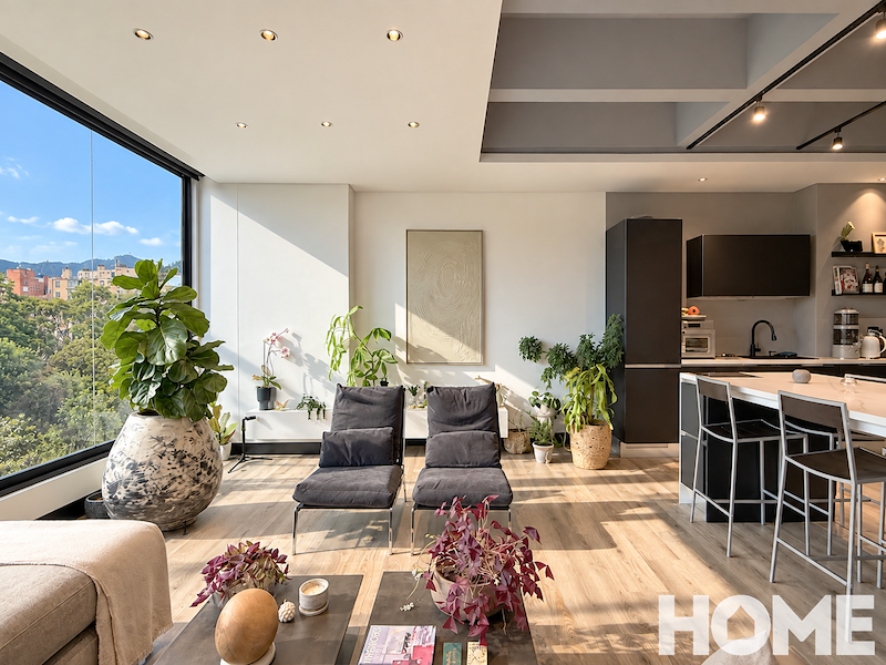 ESPECTACULAR APTO DE 2HABS, TV ROOM/ESTUDIO Y VISTA AL VIRREY – RENTA – Cll88 Cr18 – VIRREY